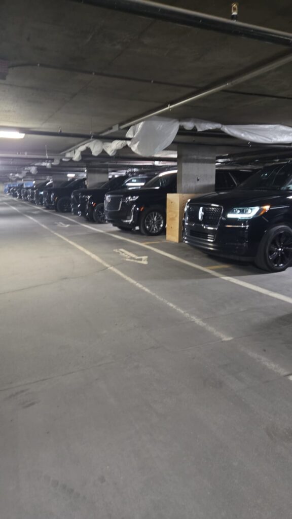MTL Prime Limos fleet prepared in the garage
