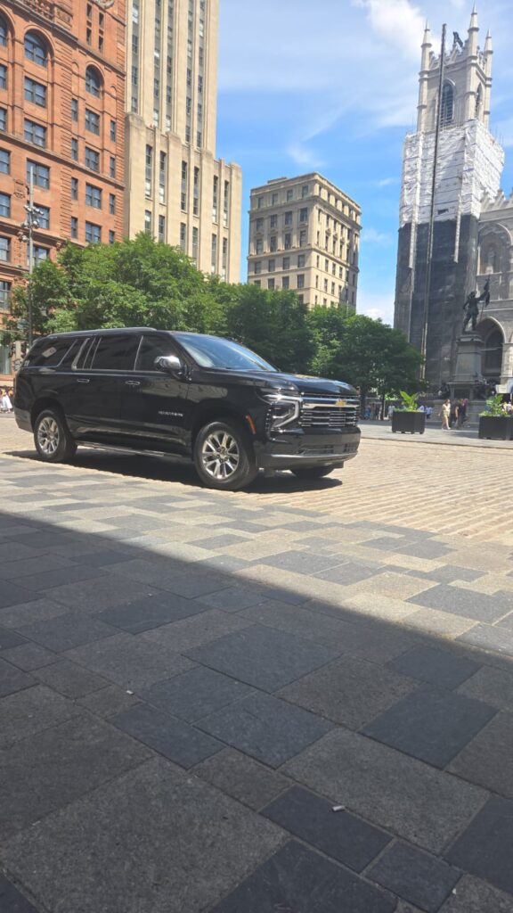 Service de chauffeur — centre-ville de Montréal